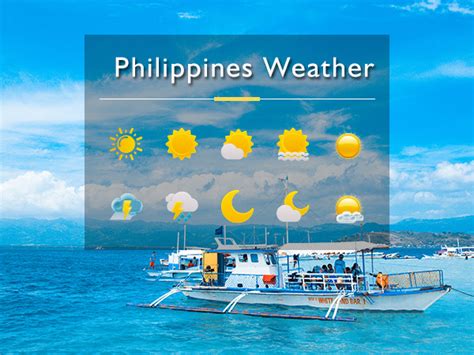 Weather in Philippines .